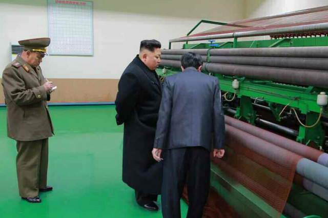 金正恩视察渔具工厂 称其为水产前线&ldquo;兵工厂&rdquo;